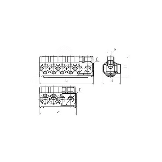 Комплект клеммников НК-15 (КВТ)