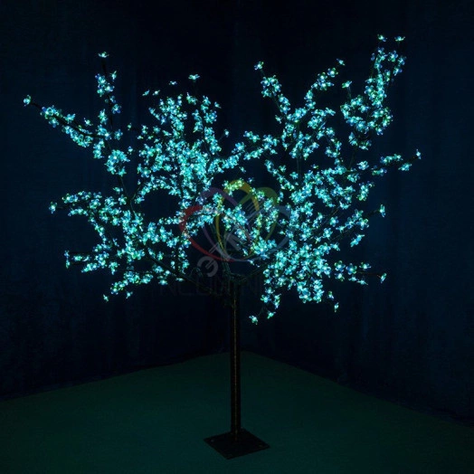 Фигура уличная светодиодная Дерево Сакура H1.5м диаметр кроны 1.4м RGB контроллер IP54 понижающий трансформатор в комплекте