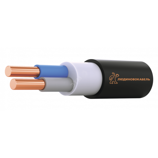 Кабель силовой ВВГ-Пнг(А) 2х6(N)-0.66 однопроволочный