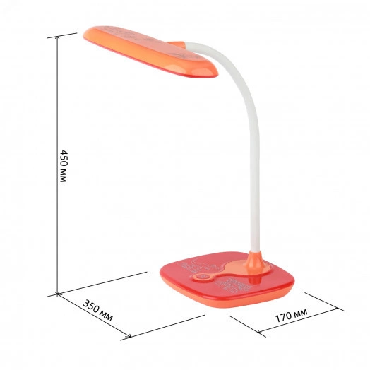NLED-432-6W-OR Светильники настольные ЭРА NLED-432-6W-OR оранжевый наст.светильник