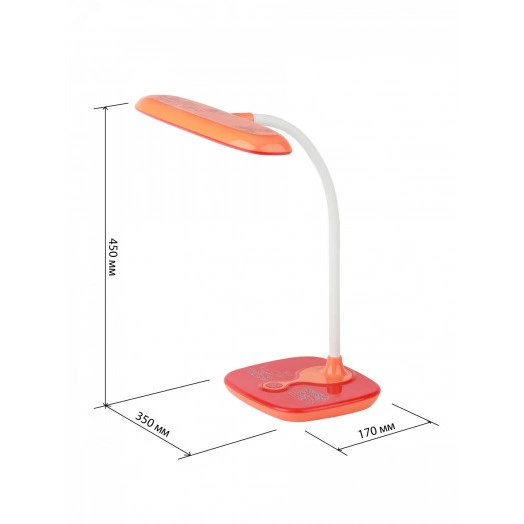 NLED-432-6W-OR Светильники настольные ЭРА NLED-432-6W-OR оранжевый наст.светильник