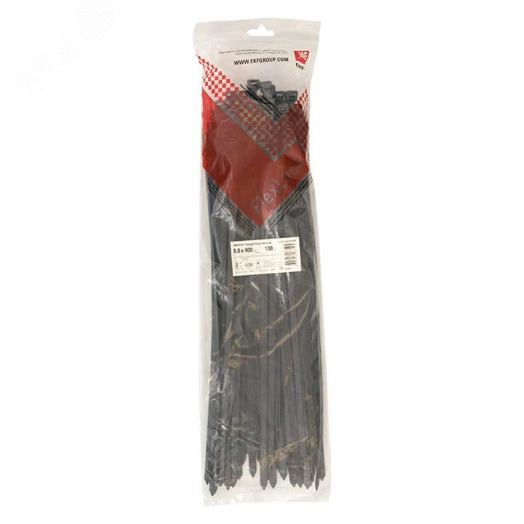 Хомут P6.6 стандартный черный 8.8x450 (100шт) FlexLock PROxima