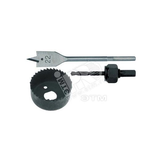 Сверла наборные для замков, набор 3 шт (23/50 мм)