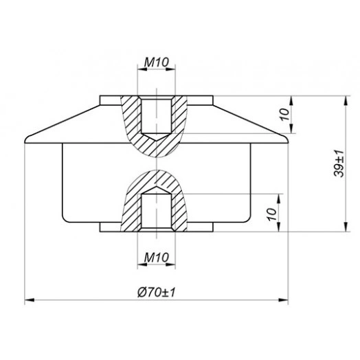 Ограничитель перенапряжений ОПН-П-0,66/0,8/5/550 УХЛ2