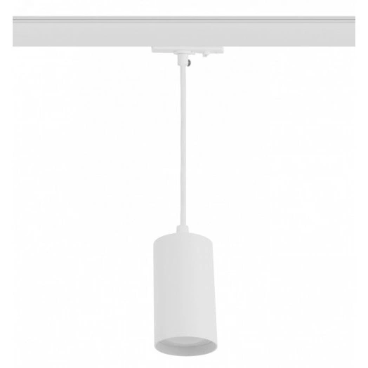Трековый светильник однофазный ЭРА TR45 - GU10 S WH подвесной 52*100 под лампу MR16 белый