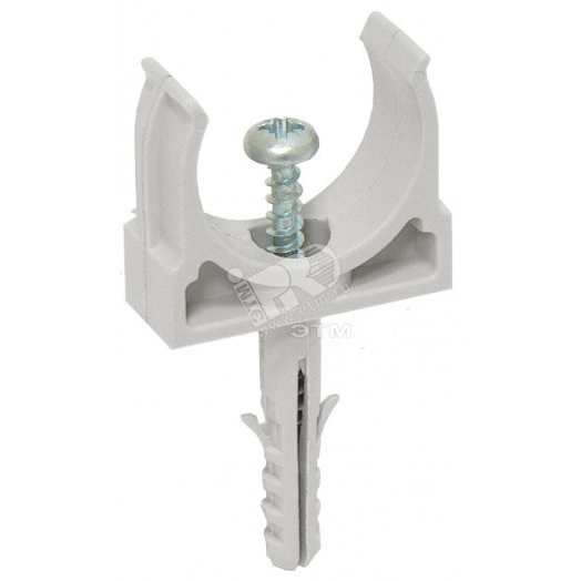Держатель с защёлкой и дюбелем CT32 (упаковка 5шт.)