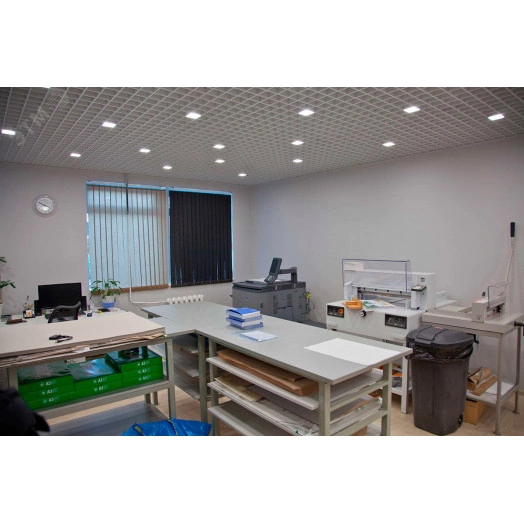 Светильник LED комплект из 4 шт ГРИЛЬЯТО ДОМИНО (СВО) 4х7Вт 4х617Лм 4,0К текстурированный рассеиватель IP20 встраиваемый