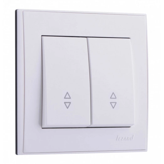 Выключатель RAIN проходной 2-ой белый