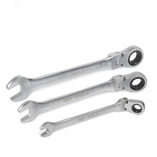 Ключ комбинированный трещоточный с шарниром 15мм Ключ гаечный комбинированный трещоточный