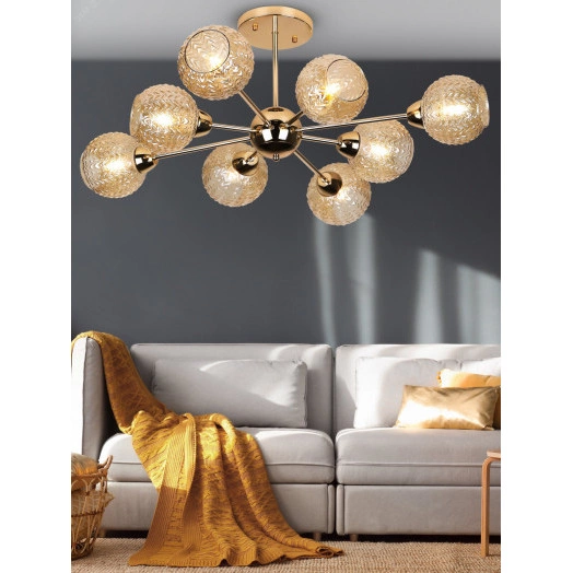 Люстра  Rivoli Heidi 3106-308 8 * Е27 60 Вт модерн