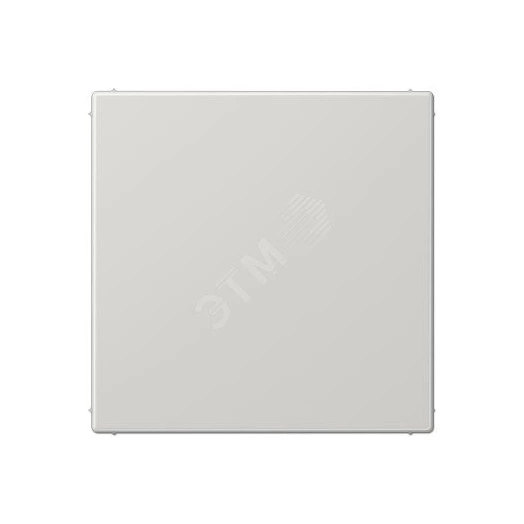 Крышка без отверстий для произвольных вырезов (с несущей платой)  Серия LS990  Материал- термопласт  Цвет- светло-серый