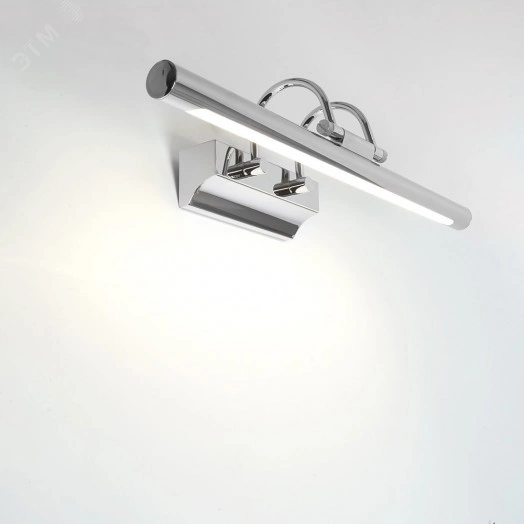 Светильник светодиодный ДБО-7w 4000К 360Лм хром подсветка для зеркал с поворотным механизмом