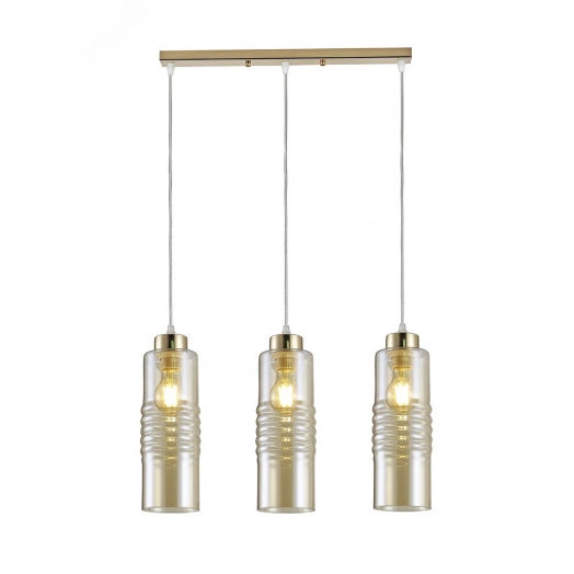 Светильник подвесной (подвес) Rivoli Viviane 9107-203 3 * Е27 60 Вт модерн потолочный