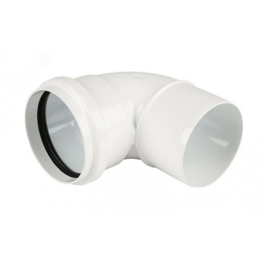 Отвод 90 град. алюминиевый эмалированный d 80 мм