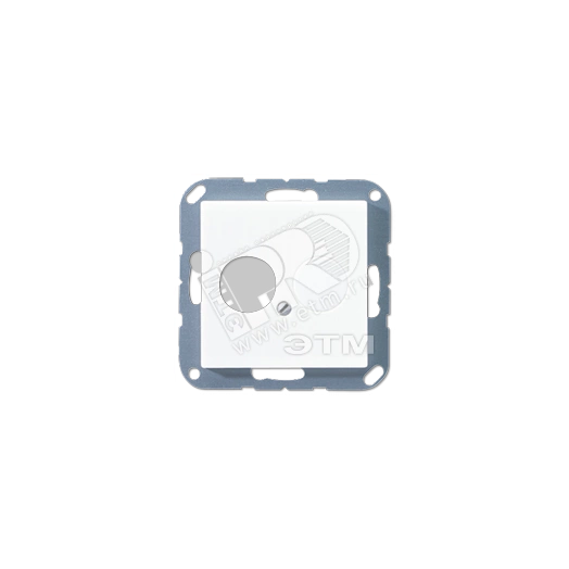 Крышка для 2-х гнезд  белая