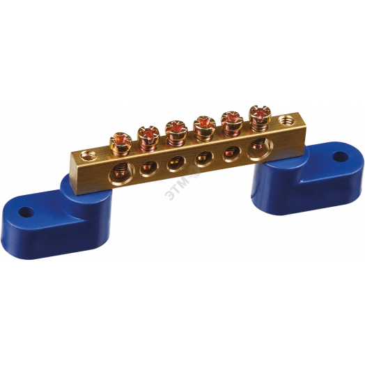 Шина нулевая на двух угловых изол NBB-M69-6C2/B