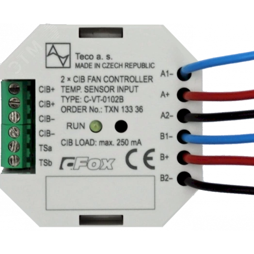 Компактный драйвер для inVENTer C-VT-0102B, CIB, 2x. Драйвер вентилятора для inVENTer (±15V DC), 1x AI для датчика температуры