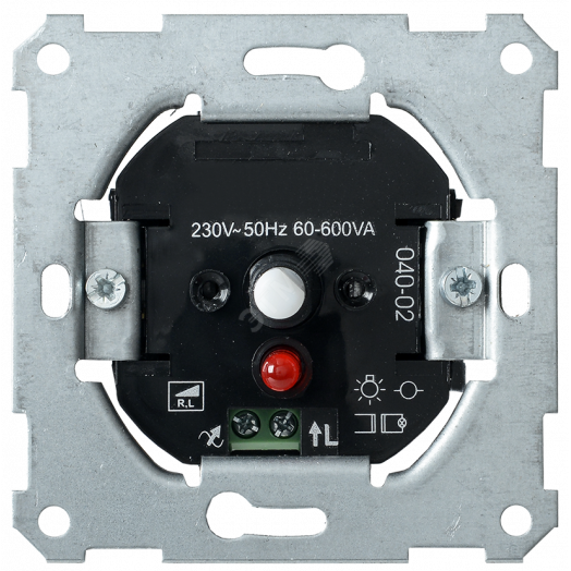 Светорегулятор поворотный с индикацией 600Вт BOLERO
