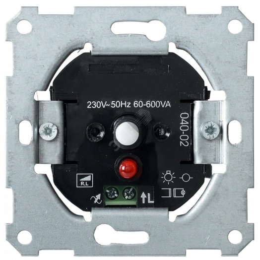 Светорегулятор поворотный с индикацией 600Вт BOLERO