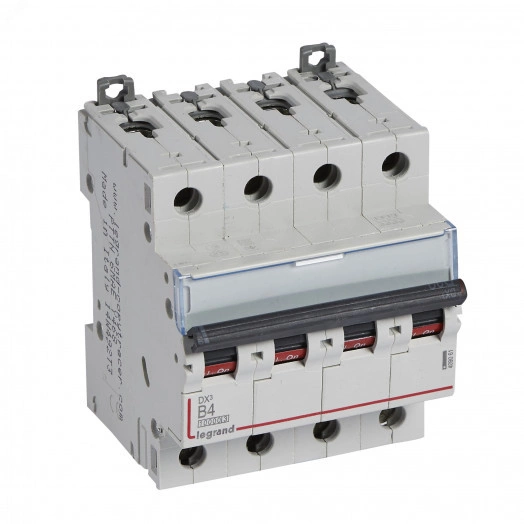 Выключатель автоматический четырехполюсный 4А B DX3 10kА/16kА