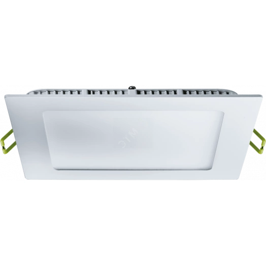 Светильник светодиодный ДВО-12w 4000К 800Лм квадратный slim белый