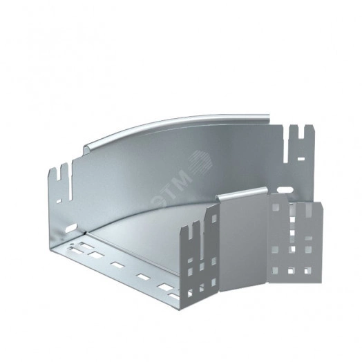 Секция угловая 45град. 110x300 горячий цинк