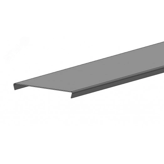 Крышка лотка замкового КЛЗ 75 УT1.5  оцинкованный лист(толщина покрытия 10 -18 мкм)  S1.5