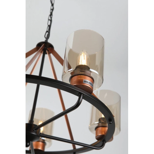 Люстра  Rivoli Lilo 2139-205 5 * Е27 40 Вт классика