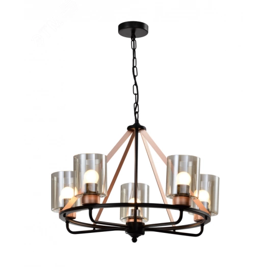 Люстра  Rivoli Lilo 2139-205 5 * Е27 40 Вт классика