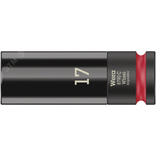 Головка торцевая ударная шестигранная 8790 C Wheel Impaktor DR 1/2 17 x 85 мм с пластиковой обоймой для защиты колёсного диска