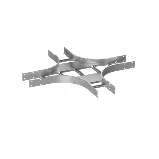 Ответвитель крестообразный с дном LHT 700х200 S=1.5мм оцинкованный