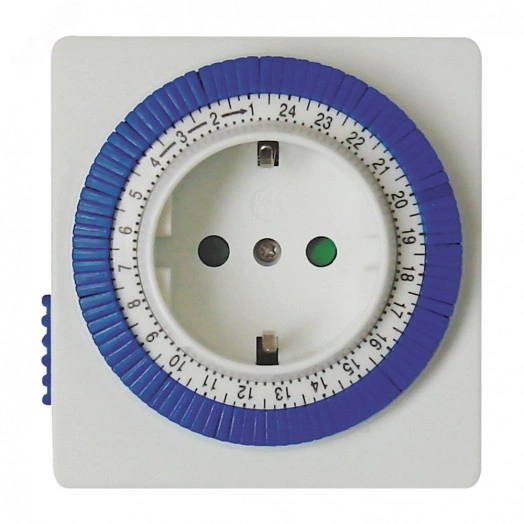 Розетка с таймером (суточная) механическая ТМ32 IP20 16А 3500W