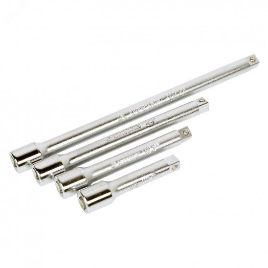 Набор удлинителей 1/4', 55, 75, 100, 150 мм, 4 предмета