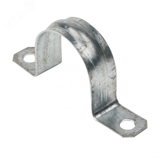 Скоба металлическая двухлапковая d31-32мм (50шт) PROxima