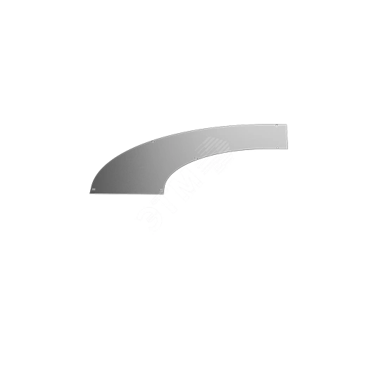 Крышка для поворота горизонтального 90 градусов LHT 400 S=1.5мм оцинкованный