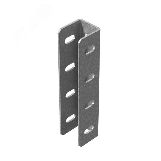 Соединитель стойки потолочного подвеса для средних нагрузок 30х50 мм, толщ. 3,0 мм, Сендзимир цинк