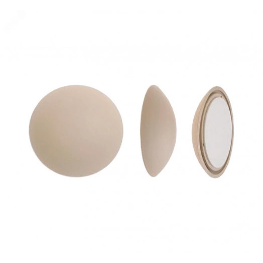 Ограничитель дверной ДЕМПФЕР из мягкого пластика, самоклеющийся, АЛЛЮР PB-02 бежевый