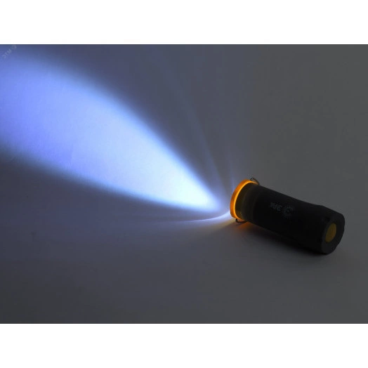 Фонарик подвесной на батарейках 3хAAA, ударопрочный, складной светильник, с крючком в палатку, регулируемый фокус, 3 режима MB-601 ЭРА