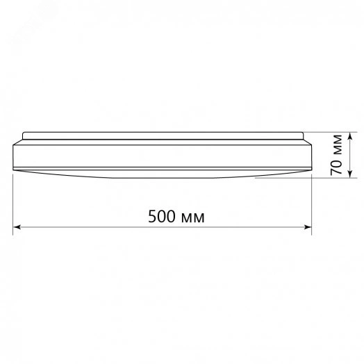 Светильник светодиодный ДБО-72w 3000-6000К max.5040Лм управляемый