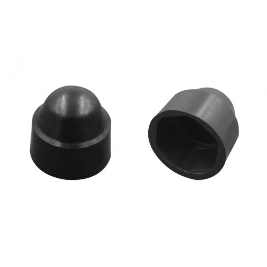 Колпачок на болт/гайку M8 пластиковый черный (20 шт.)