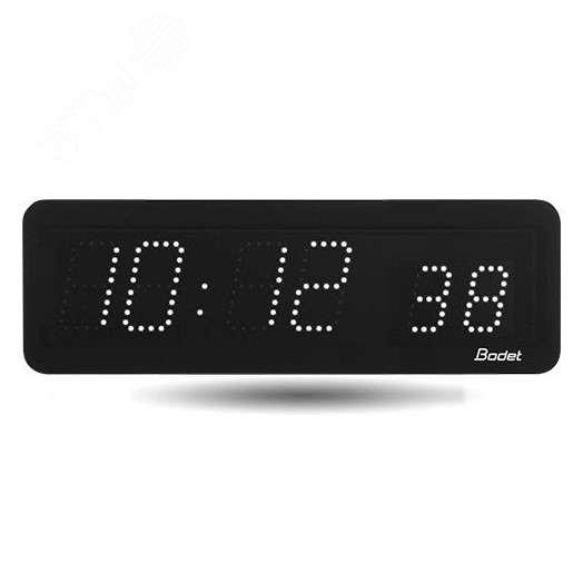 Часы цифровые STYLE II 7S (часы/минуты/секунды), высота цифр 7 см, синий цвет, AFNOR, 230В
