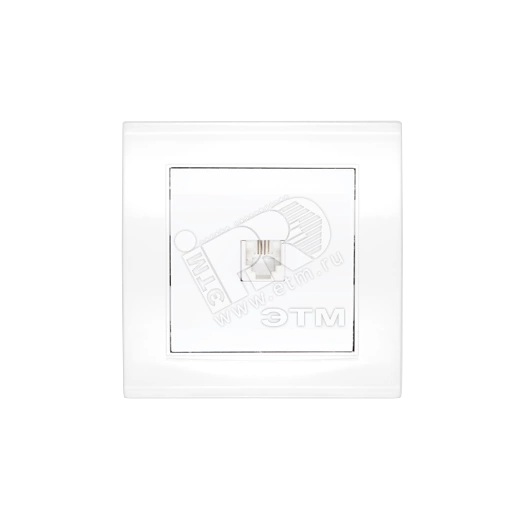 Розетка Бриллиант TF белая