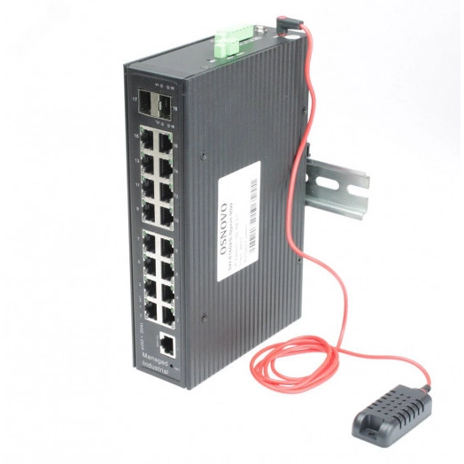 Коммутатор управляемый L2+ 16GE PoE + 2 GE SFP SW-81602/ILS(Port 90W, 600W)