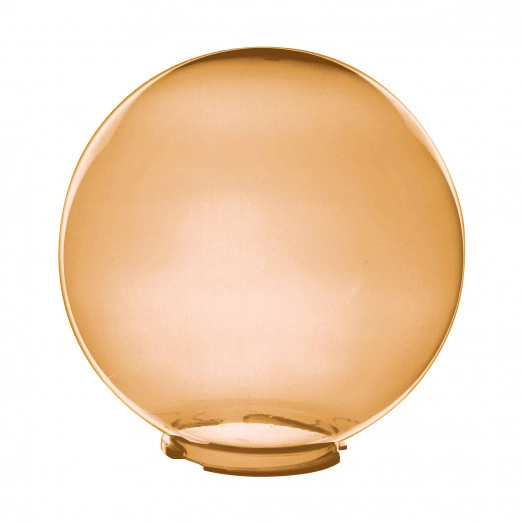 Рассеиватель в форме шара для садово-парковых     светильников. Диаметр - 250мм. Тип соединения с   крепежным элементом - посадочный. Материал -      САН-пластик. Цвет - бронзовый. Упаковка - 4 шт. в групповой картонной коробке.UFP-R250B BRONZE