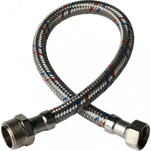 Подводка гибкая для воды НР 1/2' х ВР 3/8'  длина 40 см