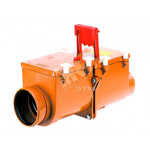 Затвор канализационный двухкамерный HL 710.2 механический с запирающими заслонками DN110