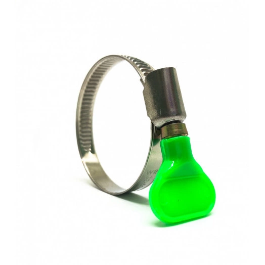 Хомут червячный 16-25/9 W2 нержавеющая сталь с ключом 2Л 16-25-7 Н ГОСТ 28191-89