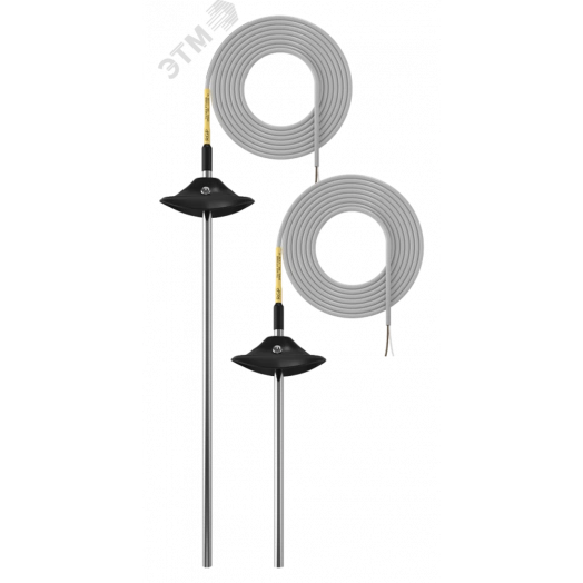 Датчик температуры от -50 до +130 C, NTC12k, канальный, 200 мм., в гильзе