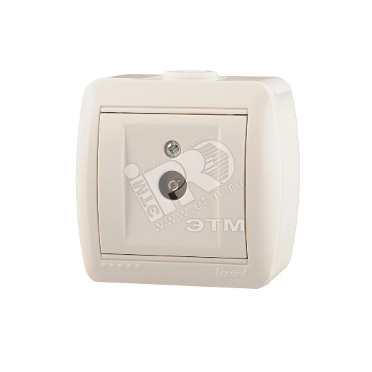 Ната Розетка ТВ оконечная белый