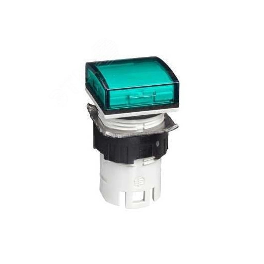 Головка сигнальной лампы 16мм квадратная